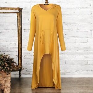💖 Long Sleeve Hi-Low Hoodie Dress 💖
